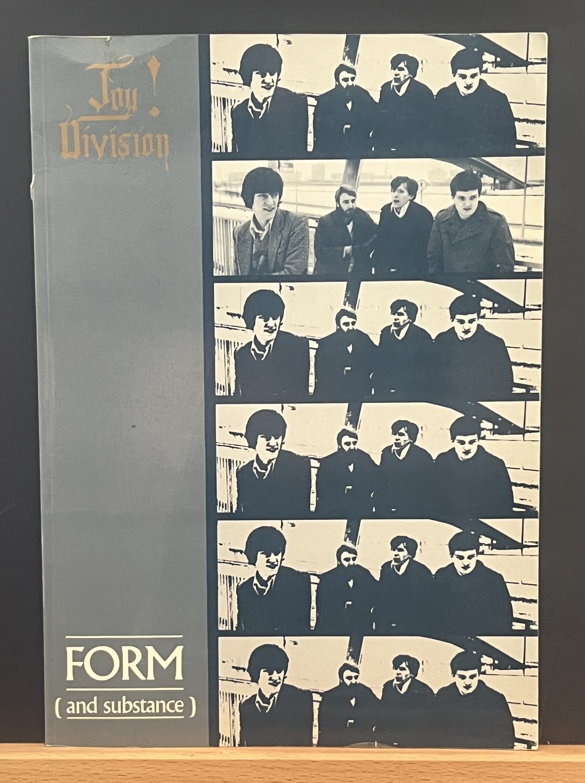 Book cover for Joy Division Form and Substance